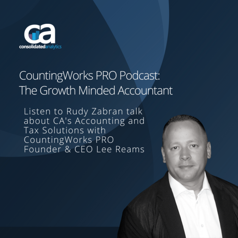 CountingWorks PRO Features Rudy Zabran in The Growth Minded Accountant Podcast