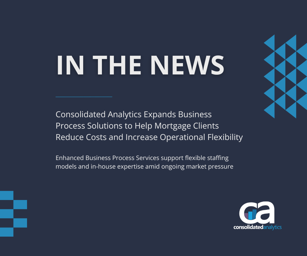 Consolidated Analytics Expands Business Process Solutions