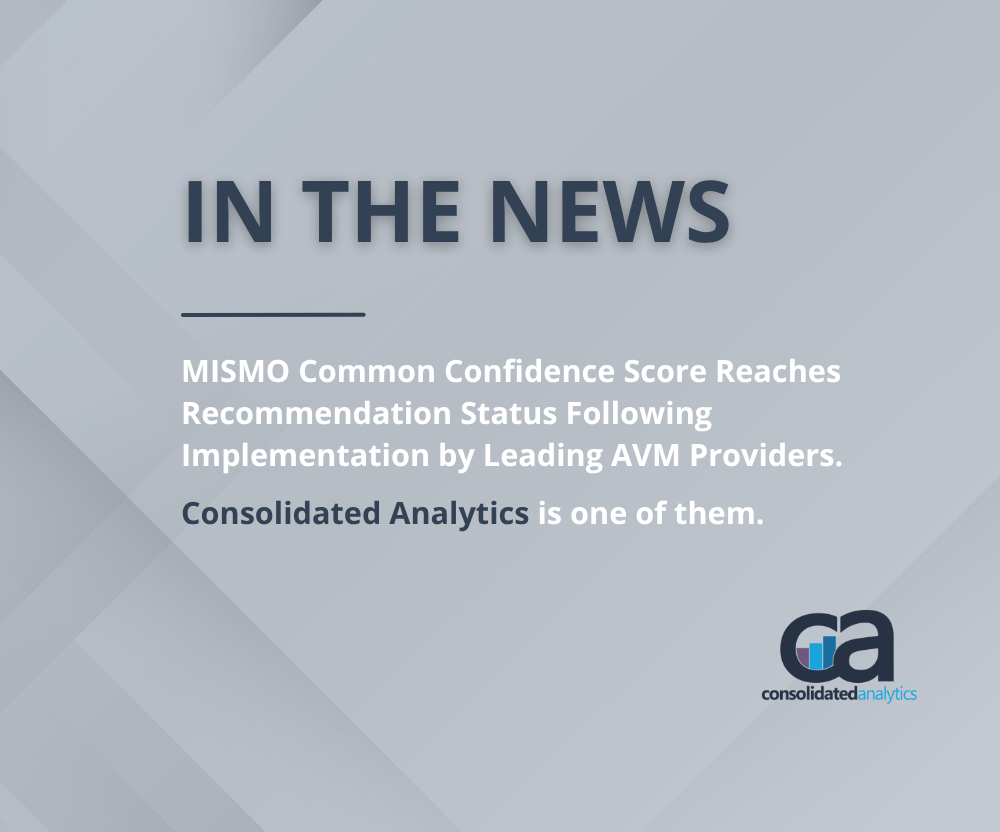 MISMO Common Confidence Score Reaches Recommendation Status