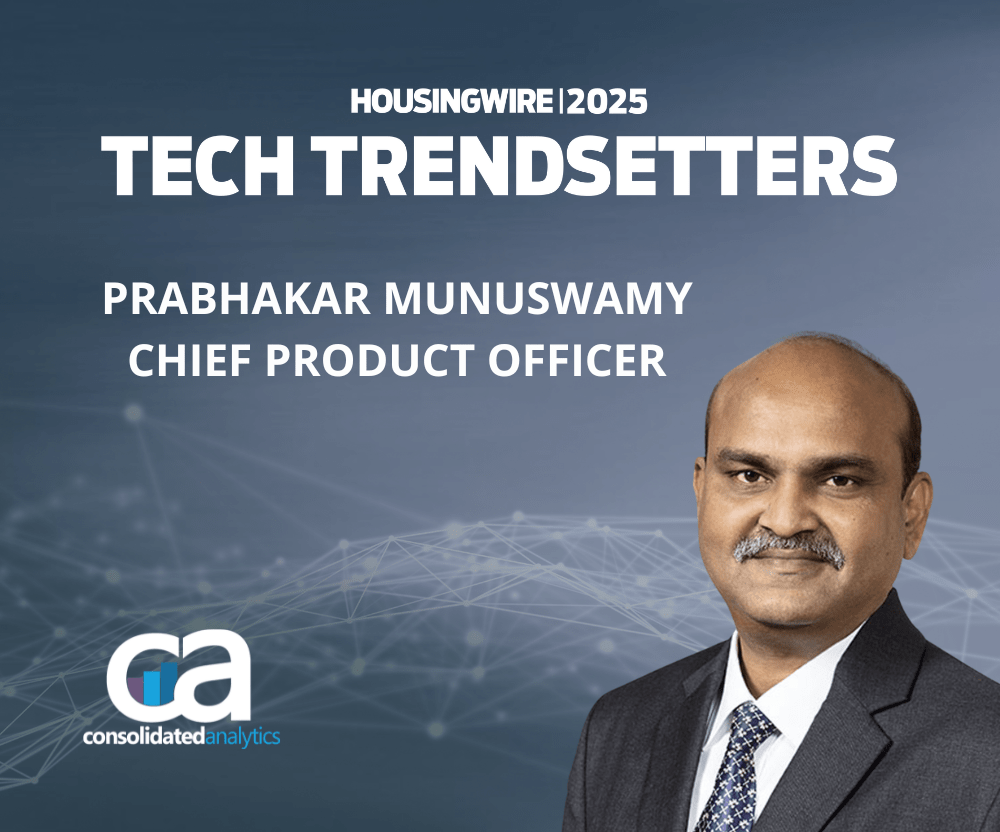 Chief Product Officer, Prabhakar Munuswamy, Named One of HousingWire’s Tech Trendsetters